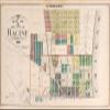 Historic 1908 Wall Map - Plat Book of Racine and Kenosha Counties, Wisconsin - Map of The City of Racine 76in x 44in view 1