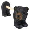 Ebros Realistic Rustic Nature Wildlife Woodland Forest Animal Black Bear Standing Paper Towel Holder Display Dispenser Stand Kitchen Bathroom Home Decor Party Hosting Accent view 2