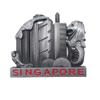 3D Singapore Metal Fridge Magnet Travel Souvenir Gift Collection Home Kitchen Refrigerator Decoration Magnetic Sticker Magnet view 1