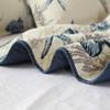 ABREEZE Nautical Theme Quilt Set with Shams Cotton Beach Bedspreads King Coastal Navy Coverlet, Sea Shell Conch Coral Starfish Oversized Quilt view 4