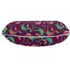 Ambesonne Dragon Travel Pillow Neck Rest, Mythological Fantasy Animals with a Funny Smile on Purple Background, Memory Foam Traveling Accessory for Airplane and Car, 12", Purple Teal view 2