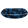 Ambesonne Camouflage Travel Pillow Neck Rest, Dark Toned Pattern Equipment and Hiding Uniform Attire Design, Memory Foam Traveling Accessory for Airplane and Car, 12", Green Black view 2