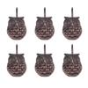 12pcs Shower Curtain Hook Antique Owl Shaped Curtain Hanger Hanging Ring Decoration for Bathroom Shower Rods view 1