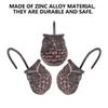 12pcs Shower Curtain Hook Antique Owl Shaped Curtain Hanger Hanging Ring Decoration for Bathroom Shower Rods view 3