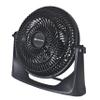 Comfort Zone PowrCurve Floor Fan with Wall-Mounting Capabilities, 9 inch, 3-Speed, 180 Degree Adjustable Tilt, 6 Blades, Ideal for Home, Bedroom & Office (Bracket Included), CZHV101BS view 1