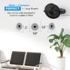 Comfort Zone PowrCurve Floor Fan with Wall-Mounting Capabilities, 9 inch, 3-Speed, 180 Degree Adjustable Tilt, 6 Blades, Ideal for Home, Bedroom & Office (Bracket Included), CZHV101BS view 4