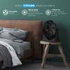 Comfort Zone PowrCurve 20-Inch High-Velocity Floor Fan with Wall Mount, 3-Speed Fan with 180 Adjustable Tilt  Powerful Cooling for Home, Bedroom, Gym & Office view 2