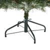 Nearly Natural 5ft. Snowed French Alps Mountain Pine Artificial Christmas Tree with 387 Bendable Branches and Pine Cones view 4