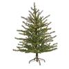 Nearly Natural 4ft. Vancouver Mountain Pine Artificial Christmas Tree with 100 Clear Lights and 374 Bendable Branches view 1
