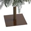 Nearly Natural 7.5ft. Flocked Washington Alpine Christmas Artificial Tree with 350 White Warm LED Lights and 877 Bendable Branches view 4