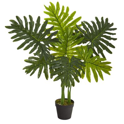 Nearly Natural 3ft. Philodendron Artificial Plant (Real Touch)