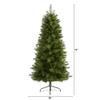 Nearly Natural 6ft. Slim West Virginia Mountain Pine Artificial Christmas Tree with 629 Bendable Branches view 2