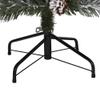 Nearly Natural 6ft. Flocked White River Mountain Pine Artificial Christmas Tree with Pinecones view 4