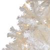Nearly Natural 7ft. White Artificial Christmas Tree with 1000 Bendable Branches and 350 Clear LED Lights view 3