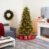 Nearly Natural 7ft. Snowed Grand Teton Artificial Christmas Tree with 500 Clear Lights and 1050 Bendable Branches view 3