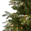 Nearly Natural 7ft. Snowed Grand Teton Artificial Christmas Tree with 500 Clear Lights and 1050 Bendable Branches view 4