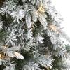 Nearly Natural 5ft. Flocked Vermont Mixed Pine Artificial Christmas Tree with 150 Clear LED Lights view 3
