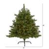 Nearly Natural 4ft. Wyoming Mixed Pine Artificial Christmas Tree with 250 Clear Lights and 462 Bendable Branches view 2