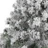 Nearly Natural 7ft. Flocked Rock Springs Spruce Artificial Christmas Tree with 800 Bendable Branches view 3