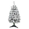 Nearly Natural 3ft. Flocked Rock Springs Spruce Artificial Christmas Tree view 1