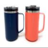 Reduce Dual Wall Vacuum Insulated 18/8 Stainless Steel 14oz Hot 1 Mug with Adjustable Flow Lid, 2 pack(Blue+Flamingo) view 1