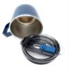 Reduce Dual Wall Vacuum Insulated 18/8 Stainless Steel 14oz Hot 1 Mug with Adjustable Flow Lid, 2 pack(Blue+Flamingo) view 4