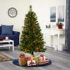Nearly Natural 5ft. Mixed Pine Artificial Christmas Tree with 150 Clear LED Lights, Pine Cones and Berries view 4