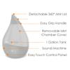 Crane 4-in-1 Drop 2.0 Ultrasonic Cool Mist Humidifier with Sound Machine, Night Light, Aroma Tray, 1 Gallon Top Fill, Grey 1 Gallon view 3