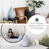 Crane 4-in-1 Drop 2.0 Ultrasonic Cool Mist Humidifier with Sound Machine, Night Light, Aroma Tray, 1 Gallon Top Fill, Grey 1 Gallon view 4