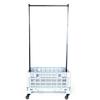 Closet Crate w/Wheels- Collapsible Garment Rack System for Closets, RV's, Dorms and Travel Bags. Popular to transform suitcases into Dance Bag with Rack! view 1