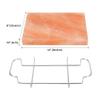 Onlyfire Himalayan Salt Block Cooking Plate with Steel Tray Set 12 x 8 x 1.5 for Cooking, Grilling, Cutting and Serving view 2
