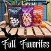 ClearBags 5 1/8" x 3 1/8" x 8 1/8" Bats Stand Up Zipper Pouch (25 Pieces) | Halloween Candy Gift Bags, Party Favors, Treat Bags | For Popcorn, Treats, Cookies, Baked Goods Packaging | ZBGW3B view 2