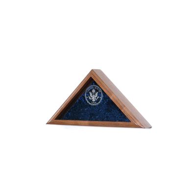 Army Flag Display Case, United States Army Flag Case - Walnut Material.