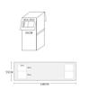 Maya Star Fridge Top Cover with Side Storage Pockets Bags Multi-Purpose Washing Machine Dust Proof Cover 55in * 21.6in -A013 view 4
