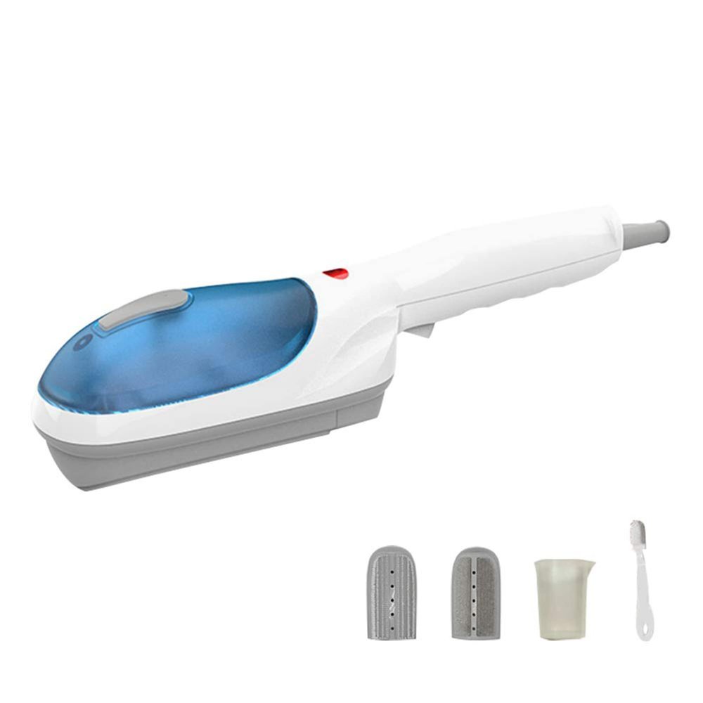 Handheld Steamer for Clothes Dual-use Hanging Flat Garment Steamer Portable Steam Iron with 2 Brushes