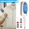 Handheld Steamer for Clothes Dual-use Hanging Flat Garment Steamer Portable Steam Iron with 2 Brushes view 2