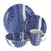 Blue Rose Polish Pottery - Blue Zara 4 PC Place Setting - Service for 1-1 Place Setting - Great for Everyday Dining, Casual Dining, or as Formal Dinnerware view 1
