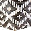 EAST at MAIN Nefertiti Woven Baskets, Black and White view 3