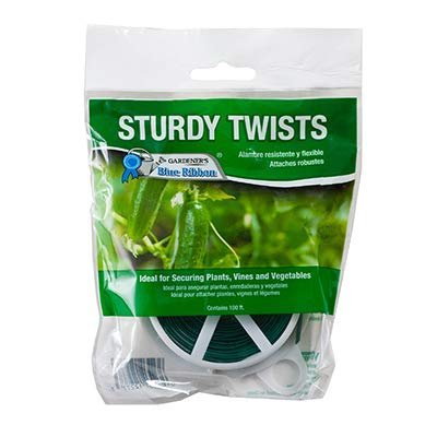 Green Thumb T001GT Sturdy Twists Plant Wire, Plastic-Coated, 100-Ft. - Quantity 1