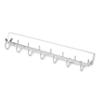 Rev-A-Shelf Sidelines 14" Pull Out Sliding Deluxe Belt, Scarf, Tie Accessory Organization Rack Holder Hanger with 7 Hooks, Chrome, CBRSL-14CR-1 view 4
