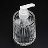 A Set of Refillable Acrylic Soap Dispensers, Clear/Chrome Plated, Liquid Soap Dispensers,Premium Kitchen and Bathroom Accessories (Color : Clear, Size : 250ml) view 2