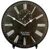 Alston Walston Black & White Large Wall Clock | Ultra Quiet Quartz Mechanism | Hand Made in USA Beautiful Crisp Lasting Color | Comes in 8 Sizes | 24-Inch view 1