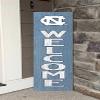 KH Sports Fan North Carolina Tar Heels Welcome Porch Leaner, 11x46 Inches, Tar Heels Outdoor Welcome Sign; Display Your Team Spirit with This North Carolina Chapel Hill Tar Heels Plaque view 2
