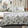 Brandream 4Pcs Bird Bedding King American Country Style Comforter Set King Size Cotton Quilt Set+ 1 Throw Pillow Cover(4-Piece) view 1