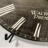 Alston Walston Black & White Large Wall Clock | Ultra Quiet Quartz Mechanism | Hand Made in USA Beautiful Crisp Lasting Color | Comes in 8 Sizes view 2