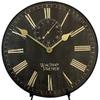 Alston Walston Black & Gold Large Wall Clock | Ultra Quiet Quartz Mechanism | Hand Made in USA Beautiful Crisp Lasting Color | Comes in 8 Sizes | 30-Inch view 1