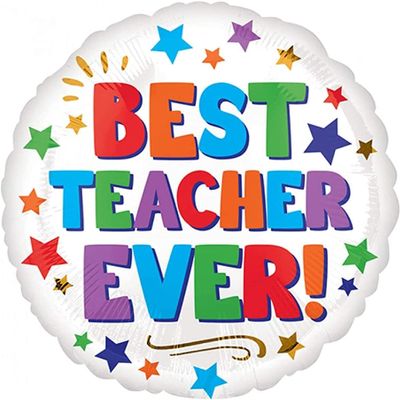Anagram 18" Best Teacher Ever HX