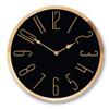 Birch Framed Large Black Wall Clock | Ultra Quiet Quartz Mechanism | Hand Made in USA Beautiful Crisp Lasting Color | Comes in 3 Sizes | 30-Inch view 1