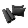 Prolinemax Style4 5PC Contrast Pipe Outdoor Daybed Mattress Bolster Pillow Fitted Sheet Cover Only QueenSize AD003 view 4