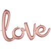 Amscan Love Foil Balloon | Rose Gold | 27" x 37" | 1 Pc, 31", Multicolor view 2